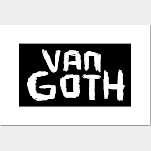 Art Humor Vincent Van Gogh, Funny Goth, Van Goth Posters and Art